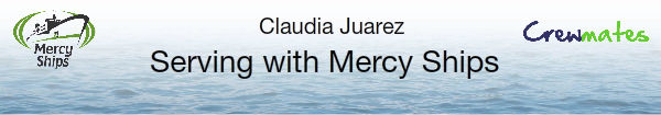 Claudia Juarez-Serving with Mercy Ships