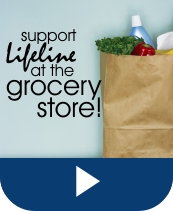 Support Lifeline at the grocery store