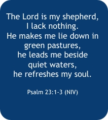 Psalm 23:1-3