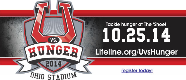 U vs Hunger :: Tackle Hunger at The 'Shoe!  Details at Lifeline.org/UvsHunger