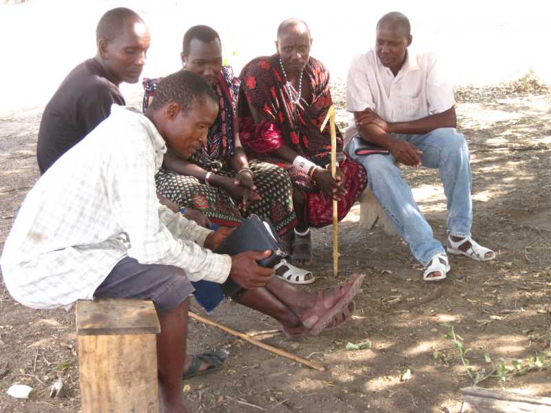 Mens Small Group in Tanzania