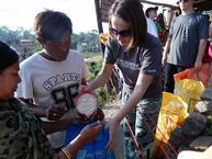 Distributing Rice