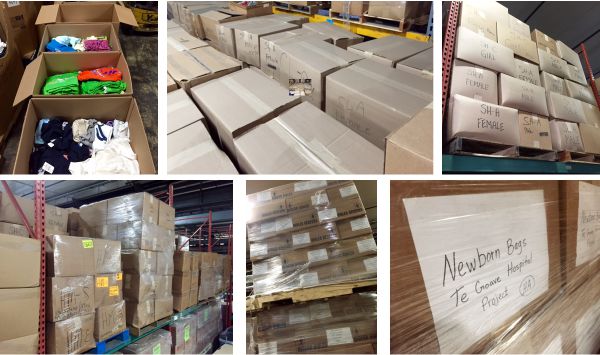 a full warehouse of items to ship