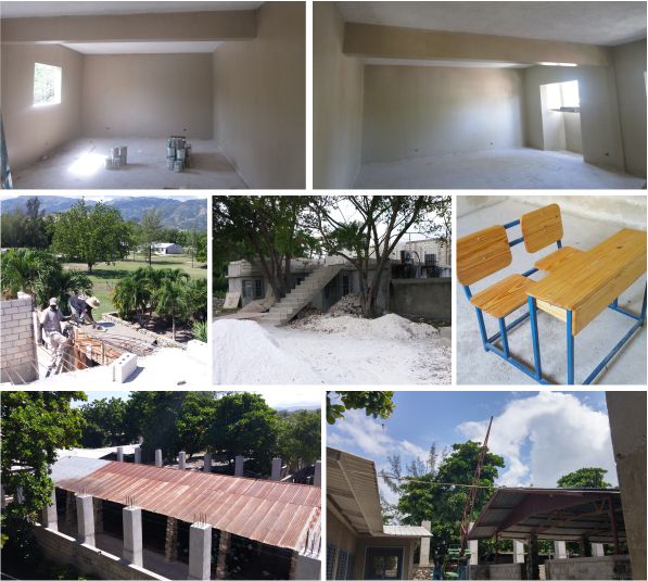 construction progress in Haiti