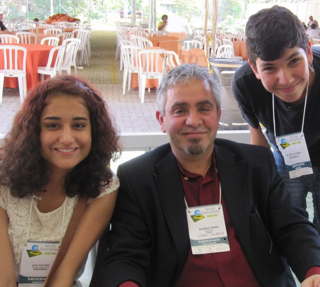 Geo Habib w youth in Brazil