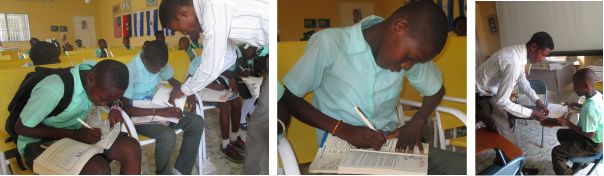 schools book being distributed in Haiti