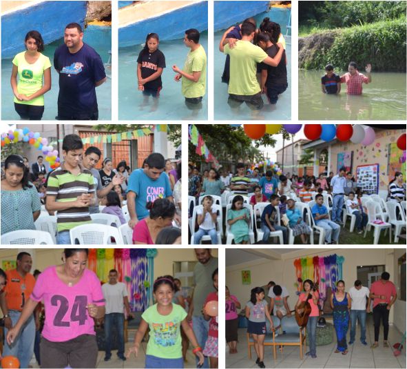 baptisms and celebrations in Honduras