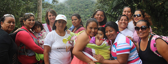 group of women at retreat