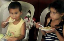 kids eating meals