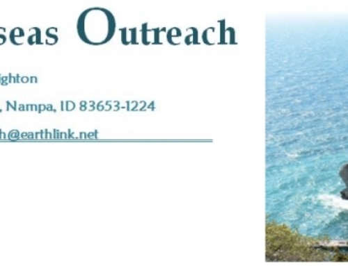 September 2014 Overseas Outreach Ministry Report from the Deightons