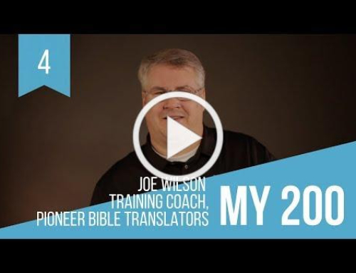 Eastern Christian Conference – My 200:  Joe Wilson